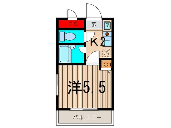 メゾンタツミの物件間取画像